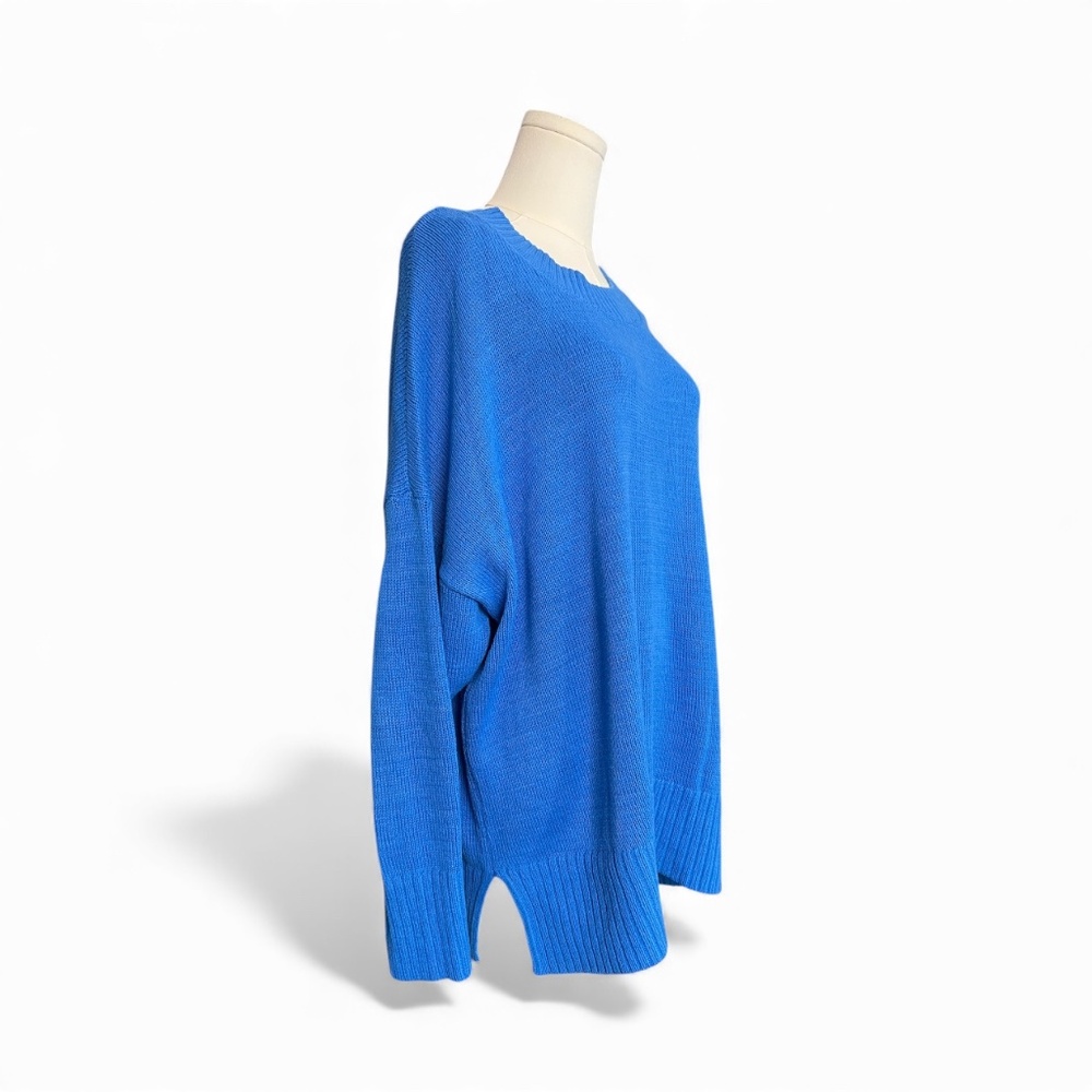 π EUC SONOMA Cobalt Blue Long Sleeve Sweater | Sz 1X - Picture 2 of 7